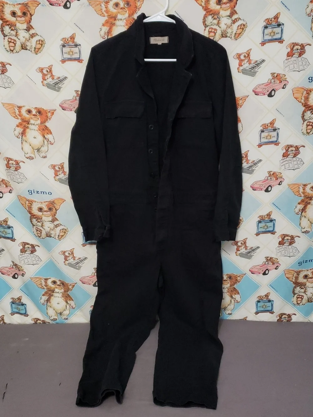 Madewell Black Coveralls Jumpsuit Size Large - Picture 1 of 8